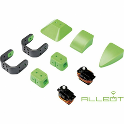 Robot VR012 ALLBOT® Option Velleman komplet za sastavljanje noga s 2 servo motora, izvedba (komplet za sastavljanje/ugradben