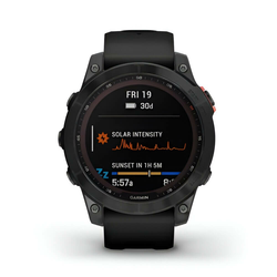 GARMIN pametna ura Fenix 7 - Solar 47mm BT, Slate Gray (Black Band)