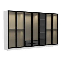 Hanah Home Kale 6665 Garderober, 315x190x52cm, Beli