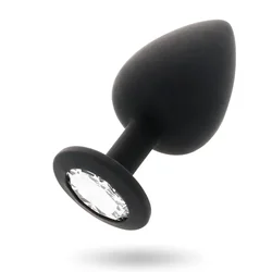 Intense Analni čep Shelki S, črn