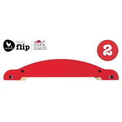 Wishbone - mini flip - spodnji del - rdeč