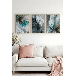 Wallity Uramljena slika Huhu472, 35x50 cm , 3 dela