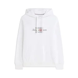 TOMMY HILFIGER Majica  burgund / črna / bela