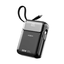 Moxom mx-pb210 super fast charge 35w 20000mah crni power bank ( bat9650 )