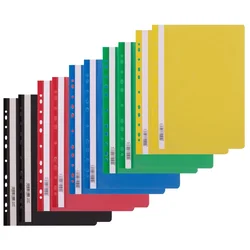 Mapa pvc s sponko levia mix barve s perforacijo 1/10 110901 LEVIA