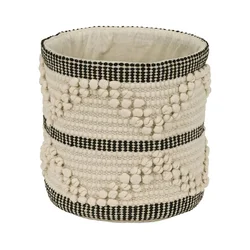 Eglo 426563 - Dekorativna korpa TOYAMA 20x20 cm bež/crna