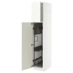 METOD Visoki element-ostava, bela/Vallstena bela, 40x60x200 cm
