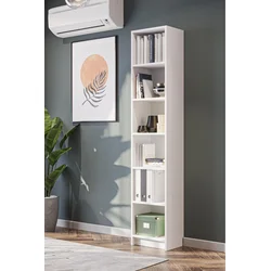 HANAH HOME Polica za knjige Bili 5 40