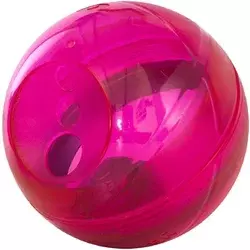 Rogz Tumbler Lopta za poslastice za pse, Plastična, M, 12cm, Roze