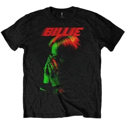 Billie Eilish Majica Hands Face Unisex Black 2XL