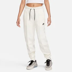Nike W NSW TCH FLC MR JGGR, ženske hlače, bijela FB8330