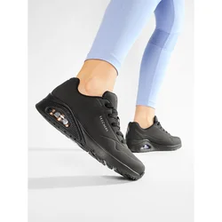 Skechers Ženske patike Uno - Stand On Air, 73690-BBK, Crne