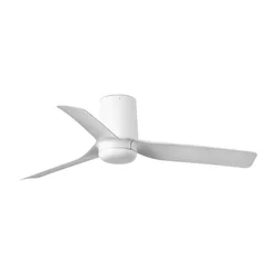 FARO 33832 - Plafonski ventilator MINI PUNT TUB S, beli, prečnika 90 cm + daljinski upravljač