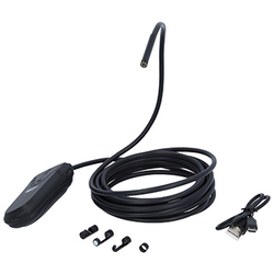 KS Tools set Wi-Fi videoskopa sa O 5,5 mm 0° HD sondom s prednjom kamerom, 5-delni 550.7560