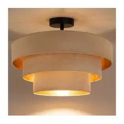 Brilagi - Plafonski luster LUNETA 1xE27/60W/230V prečnika 40 cm bež/zlatna