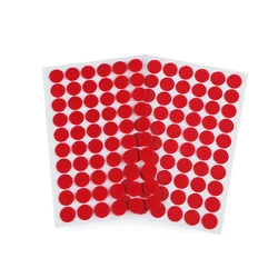 Velcro samolepilni koleščki O15 mm - rdeča