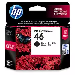 HP 46 Black Tinta (CZ637AE)