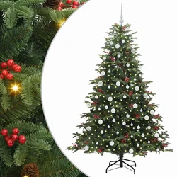 Umjetno božićno drvce Zelena 180 cm PVC i Metal i Plastika