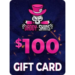 Daddy Skins Wallet Card 100 USD Key GLOBAL