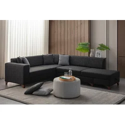 Atelier del Sofa Ugaona garnitura na razvlačenje West Right, 230 x 285 cm, Antracit