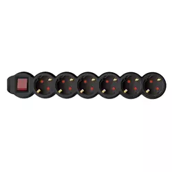 Razvodnik sa 6 mesta 1.5m 1.0mm2 + prekidač