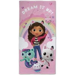 Kopalna brisača Gabbys Dollhouse - Dream It Up 70 x 140 cm