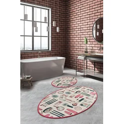 Lessentiel Maison Set 2 prostirke za kupatilo Šareni