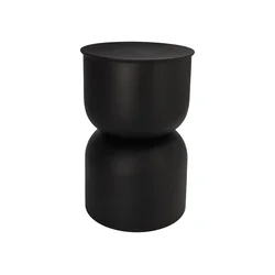 Stolić za odlaganje PETIT, prečnik 31 cm, crne boje