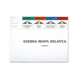 Osebna mapa delavca z elastiko