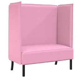 Sofa s visokim naslonom 101cm Ružičasta tkanina