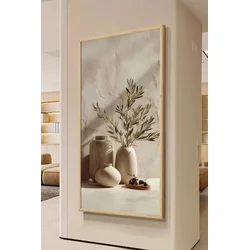 Wallity Dekorativna uramljena slika, 120x50cm, Šarena