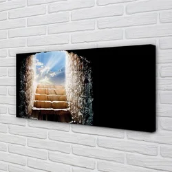 tulup.si Slika na platnu Stopnice sonce 120x60 cm