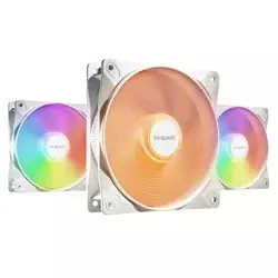 Be quiet! Light Wings LX ventilator, RGB, 4-pin, črn, 3 kosi (BL122)
