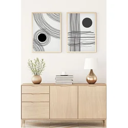 Uramljena slika Wallity Huhu59, 30x40 cm, 2 dijela