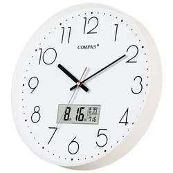 Compas Zidni sat C3242Y, 28 cm, Beli
