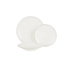 Madame Coco Porcelanski set za ručavanje za 6 osoba Mabella, 18 delova, Beli