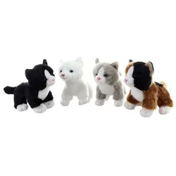 Uni-Toys Plišasta mačka stoji 15 cm