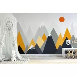 Wallity Tapete za zid MDK-00165, 100x100 cm, Šarena