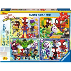 Ravensburger puzzle (slagalice) - 4x42pcs Spajdi i njegovi prijatelji RA12001066