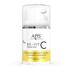 RE-VIT C HOME CARE - Noćna Krema za Zrelu Kožu sa Revitanolom i Vitaminom C 50ml | APIS COSMETICS | Kozmo