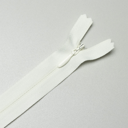 ARTFABRIC STORE Skriveni rajsferšlus, Slonovača, 20cm, tip 3