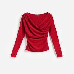 Reserved - Bluza s drapiranim detaljem