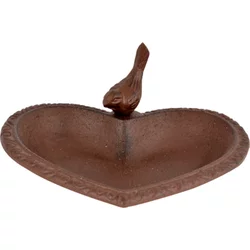 Esschert Design Ptičja kopel Srce