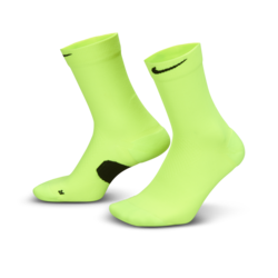 Nike Running Midweight Crew Socks (1 Pair) - Yellow
