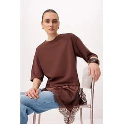 Trendyol Milla Ženska majica TWOSS26TS00296, Braon