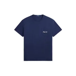 Polo Ralph Lauren Majica marine/rjava/rdeča/bela