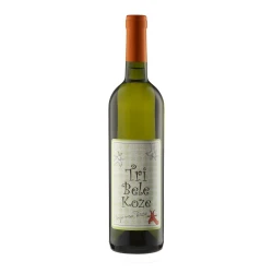 ERDEVIK Tri Bele Koze belo vino 0,75 l
