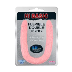 Jelly Flexible Double Dong-Flesh