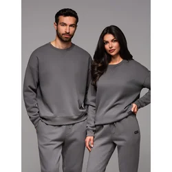 Ombre Unisex classic sweatshirt with round neckline - grey