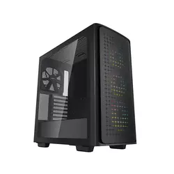 DeepCool ohišje- CK560 (črno, z okencem 3x12cm ventilator, Mini-ITX / Mico-ATX / ATX / E-ATX, 2xUSB3.0, USB-C)